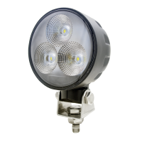 Tiger Lights - Round LED Headlight w/ Swivel Mount, TL8090