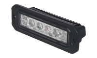 Granite Lights - 40W LED Flush Mount Work and Warning Light  - 40 Watt Work Light + 24W Flashing Amber Light - G7425C