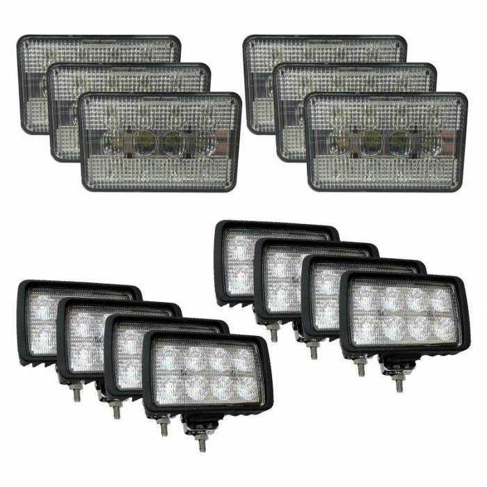 Tiger Lights - Complete LED Light Kit for Case/IH Combines, CaseKit-2
