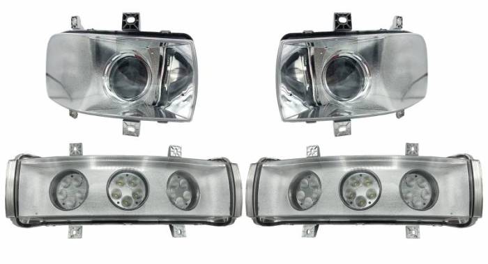 Tiger Lights - LED Headlight Kit for Quadtrac Tractors, CaseKit-13