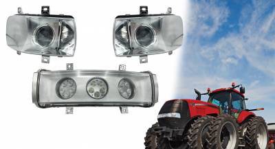 Tiger Lights - LED Headlight Kit for Newer Case/IH Magnum Tractors, CaseKit-11