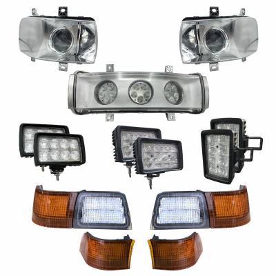 Tiger Lights - Complete LED Light Kit for Case/IH Magnums w/Upgraded Headlights, CaseKit-14