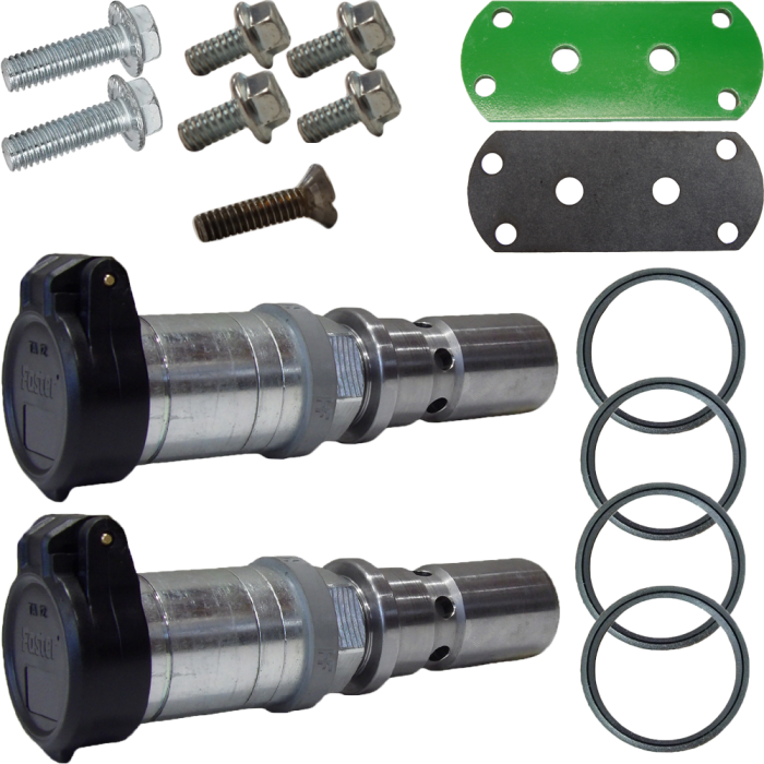 Evergreen - DC200 - ISO Conversion Kit for 50 Thru 60 Series JD Hydraulic Couplers