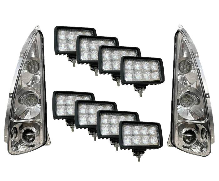 Tiger Lights - Complete LED Light Kit for Ford New Holland T9 Tractors, FNHKit-3