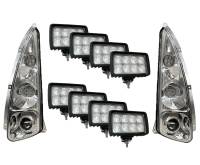 Complete LED Light Kit for Ford New Holland T9 Tractors, FNHKit-3