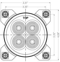 Granite Lights - 40W LED Round Headlight - 3200 Lumen - G4440 - Image 6